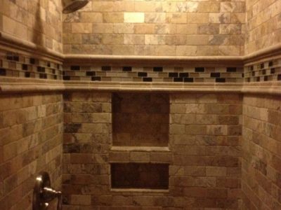 Brick Wall Bathroom Remodel