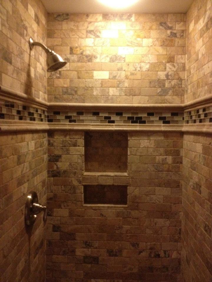 Brick Wall Bathroom Remodel