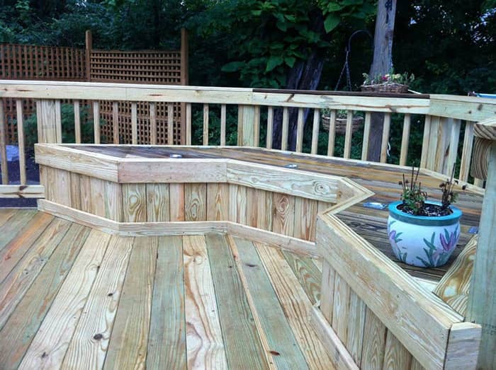 Custom Deck Benches