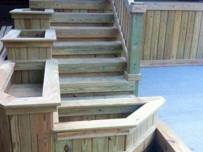 Deck Stairs Installation