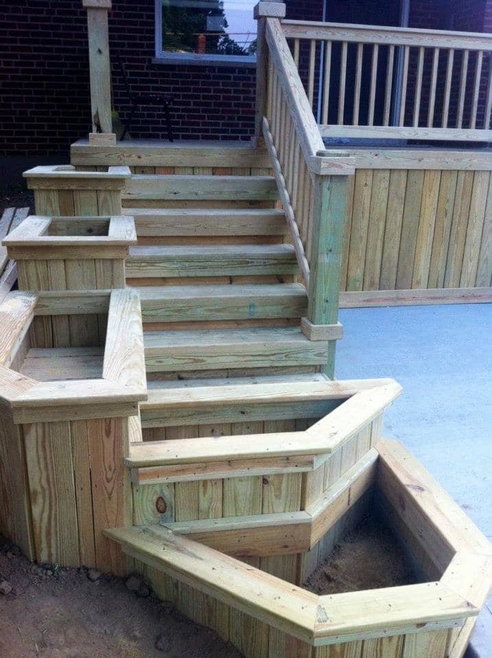 Deck Stairs Installation