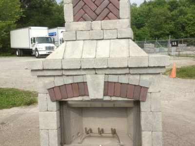 Outdoor Fireplace Installation