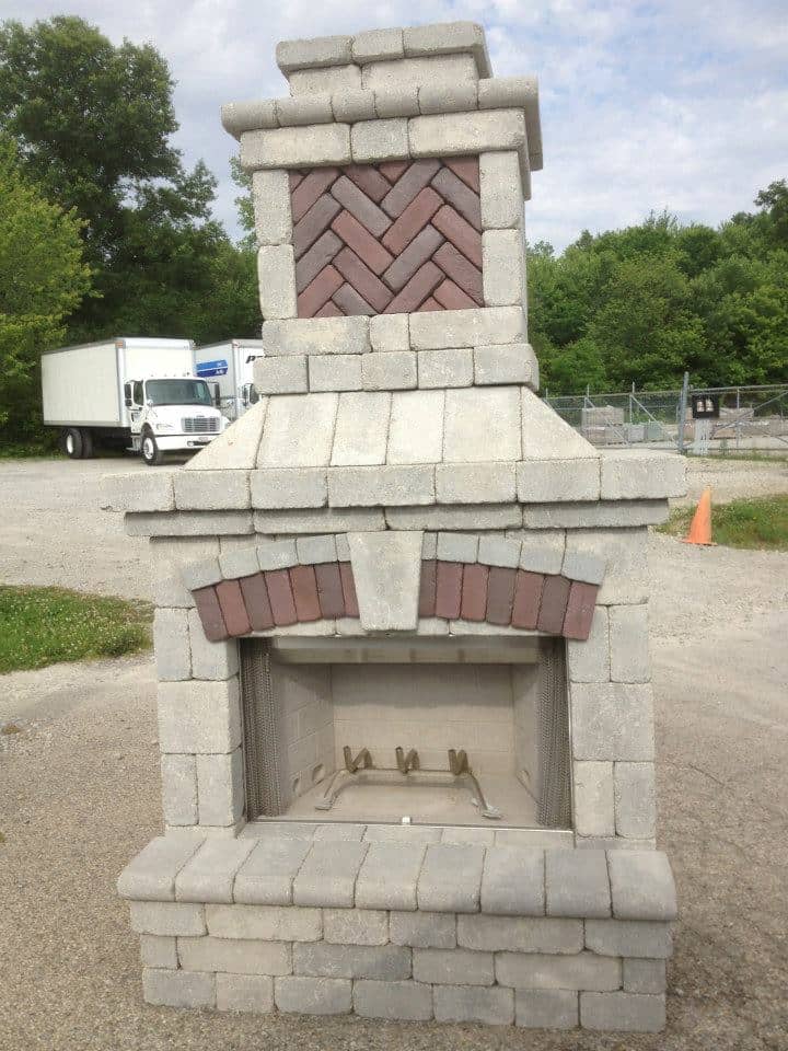 Outdoor Fireplace Installation